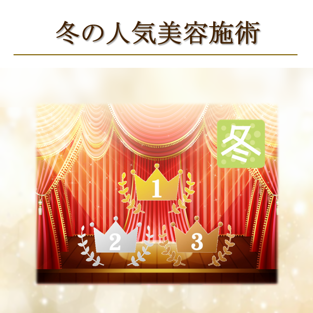 冬の人気美容施術
